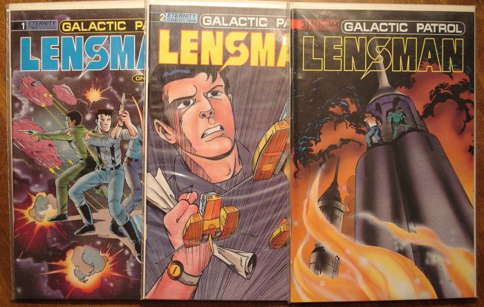 Lensman: Galactic Patrol #'s 1, 2, 3 comic book - Eternity Comics