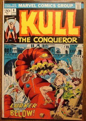Kull The Conqueror #6 comic book - Marvel Comics, 1972