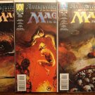 Magic the Gathering: Antiquities War #'s 1, 2, 4 comic book - Armada Comics