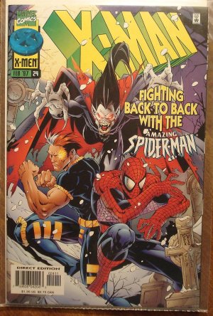 X-Man #24 comic book - Marvel comics, with Spider-Man!