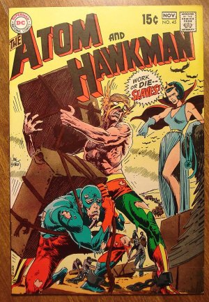 The Atom & Hawkman #45 comic book 1969 VF/NM condition, DC comics, Joe Kubert art
