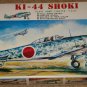 Fujimi KI-44 Shoki WWII Japanese armored fighter airplane model kit MIB Unassembled 1:72