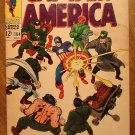 Captain America #104 comic book 1968, VG condition, Marvel comics, Jack Kirby art