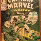 Captain Marvel #3 comic book 1968, Very Fine condition, Marvel comics