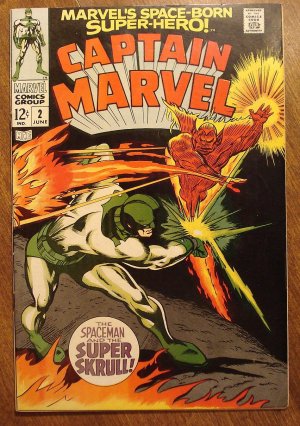 Captain Marvel #2 comic book 1968, Fine/Very Fine condition, Marvel comics
