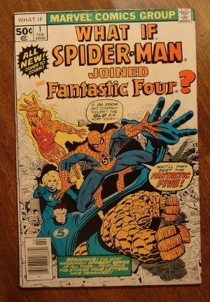 What If? comic book #1 (1977) Spider-man (spiderman) joined the Fantastic Four? What if Oprah did?