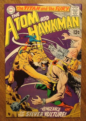 The Atom & Hawkman #39 comic book, 1968, Fine condition! DC comics, Joe Kubert art