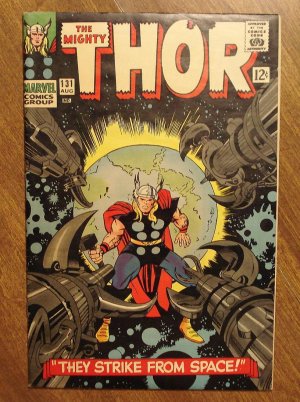 The Mighty Thor #131 comic book, 1966, Marvel Comics, Jack Kirby art, Fine/VF condition