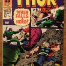 The Mighty Thor #149 comic book, 1967, Marvel Comics, Jack Kirby art, Inhumans story, VG/F condition