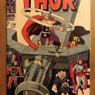 The Mighty Thor #156 comic book, 1968, Marvel Comics, Jack Kirby art, Fine condition