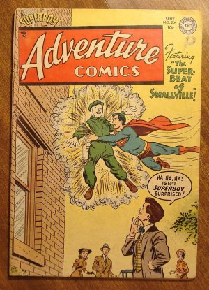 Adventure Comics #204 comic book 1955 DC Comics Superboy, Aquaman, Johnny Quick, Green Arrow
