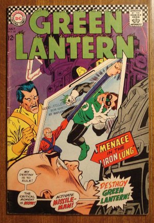 Green Lantern #54 (1967) comic book - DC Comics, Gil Kane art, VG condition