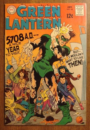 Green Lantern #66 (C) (1969) comic book - DC Comics, VF condition, time travel story
