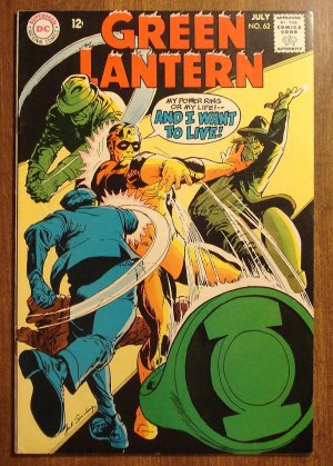 Green Lantern #62 (1968) comic book - DC Comics, VF condition!