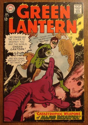 Green Lantern #57 (1967) comic book - DC Comics, VG condition