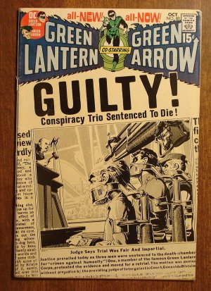 Green Lantern #80 (1970) comic book - DC Comics, VG condition, SIGNED by Neal Adams! Green Arrow