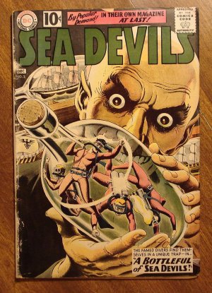 Sea Devils #2 (1961) comic book - DC Comics, Last 10 cent issue
