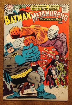 Brave & The Bold #68 (1966) comic book, Batman & Metamorpho, DC comics VG condition