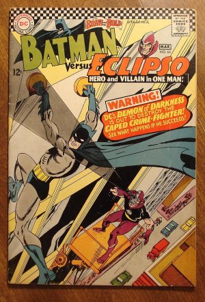 Brave & The Bold #64 (1966) comic book, Batman & Eclipso, DC comics VG condition