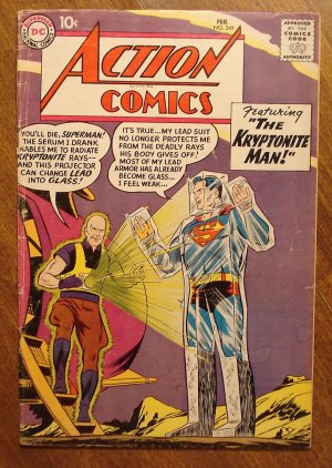 Action Comics #249 (1959) comic book DC Comics Superman, Lex Luthor, Good condition