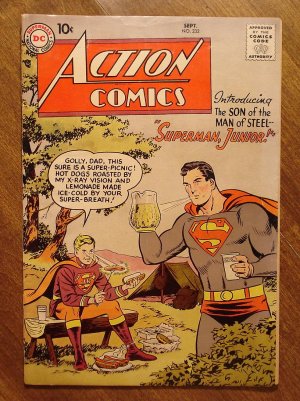 Action Comics #232 (1957) comic book DC Comics Superman, Superman Junior (jr.), VG condition