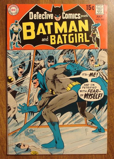 Detective Comics #389 (1969) comic book - DC Comics, Batman, Batgirl, VF/NM  condition