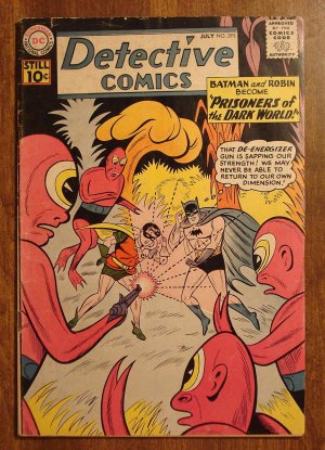 Detective Comics #293 (1961) comic book DC Comics Batman, Aquaman, Martian Manhunter VG condition