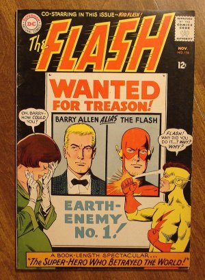 The Flash #156 (1965) comic book - DC Comics, VG+ condition, Kid Flash