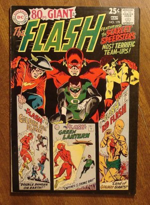 The Flash #178 (1968) comic book, DC Comics, Fine condition, 80 Page Giant. Green Lantern