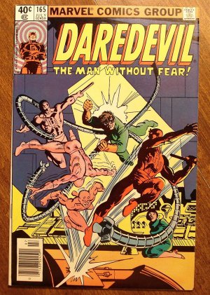 Daredevil #165 comic book, Marvel Comics, Frank Miller, VF condition!