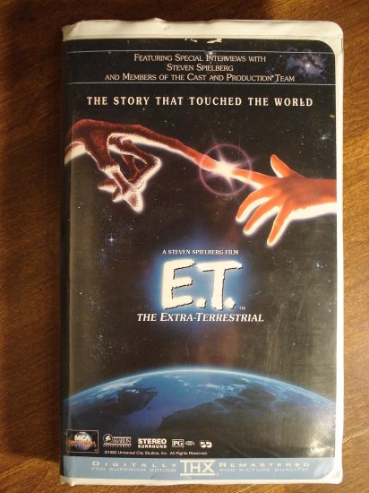 Et Et The Extra Terrestrial Vhs Video Tape Movie Film Dee Wallace Drew Barrymore 8197