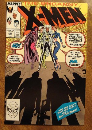 Uncanny X-Men #244 comic book Marvel comics, 1st appearance of Jubilee, NM/M