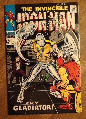 Iron Man #7 (1968) comic book, Marvel Comics, The Gladiator, NM condition!