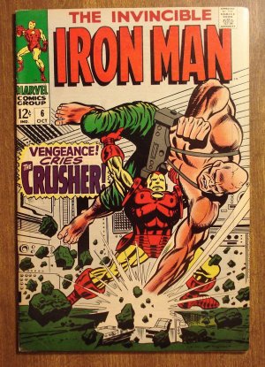 Iron Man #6 (1968) comic book, Marvel Comics,  VF condition!