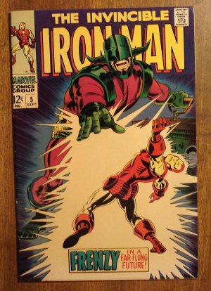 Iron Man #5 (B) (1968) comic book, Marvel Comics, VF condition!