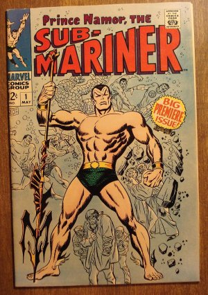 The Sub-Mariner #1 (1968) comic book, Marvel Comics, Fantastic Four, VF condition