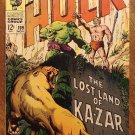 Incredible Hulk #109 (1968) comic book, Marvel Comics, VF condition, Kazar, Savage land