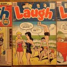 Laugh #'s 38 (1950), 77 (1956), 101 (1959) comic books, Archie Comics, Katy Keene