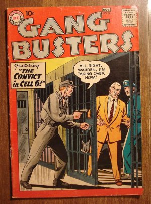 Gang Busters #66 (1958) comic book, DC comics, VG condition, prison stories