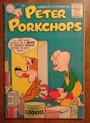 Peter Porkchops #35 (1955) comic book, DC comics, G/VG condition