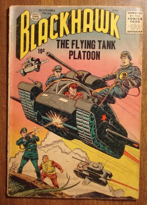 BlackHawk #106 (1956) comic book, Quality comics, Good/VG condition