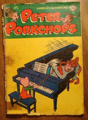 Peter Porkchops #28 (1954) comic book, DC comics, Poor condition