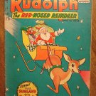 Rudolph The Red-Nosed Reindeer #1(? - no #) (1955) comic book, DC comics, VG condition, Santa Claus