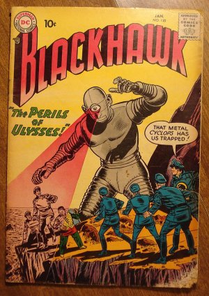 Blackhawk comic book #120 (1958) DC comics, Good condition