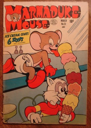 Marmaduke Mouse #51 (1955) comic book, Quality comics, G/VG condition