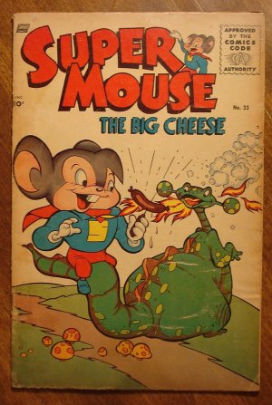 Super Mouse #33 (1955) comic book, Standard comics, VG condition