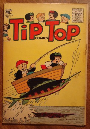 Tip Top Comics #201 (1956) comic book, St. John's comics, VG, Nancy, Charlie Brown, Peanuts, more