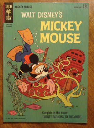 Walt Disney's Mickey Mouse #86 (1963) comic book, Gold Key Comics, VG condition
