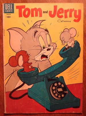 Tom & Jerry comics #128 (1955), Dell comic book, Good condition