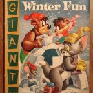 Dell Giant comic - Tom and Jerry's Winter Fun #5 (1956) comic book, VG, Droopy, Spike & Tyke